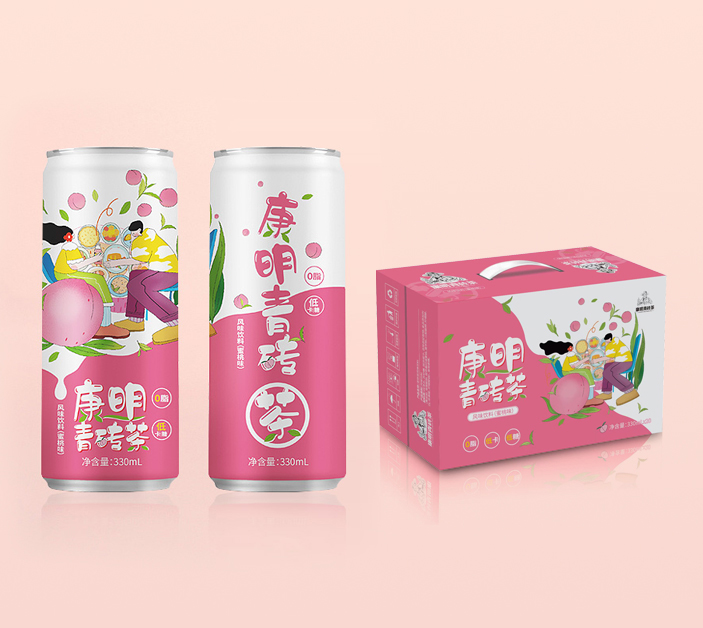 康明青砖茶罐装