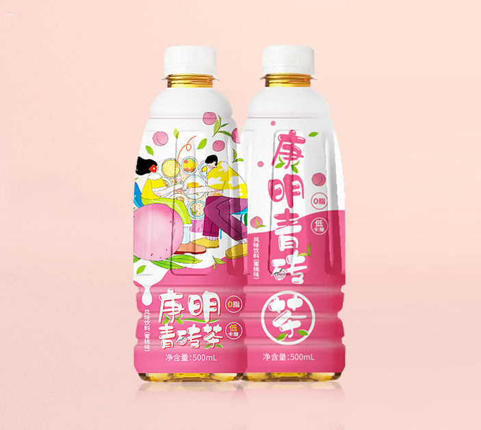 Kangming Chin Brick Tea in bottles